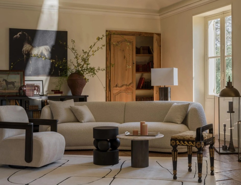 The Art of Slow Living: A Reading Room in a French Château