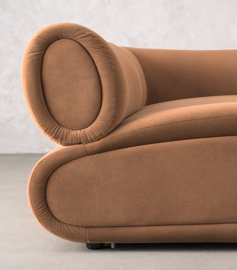 Jude Sectional Sofa<br>in Warm Tan