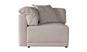 Nuvola Corner Sofa Section (Fabric: FIORD PLAIN col.102 (Cat. 3))
