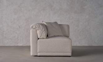 Nuvola Corner Sofa Section (Fabric: FIORD PLAIN col.102 (Cat. 3))