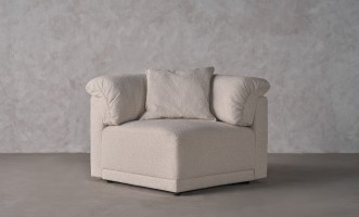Nuvola Corner Sofa Section (Fabric: FIORD PLAIN col.102 (Cat. 3))
