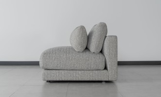 Narvik Mix Ottoman Section Sofa Left Arm (Fabric: Corso D col.18)