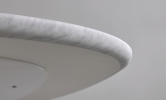 Uno Carrara oval dining table M