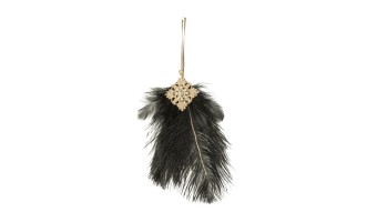 Hanger Feathers With Rhinestone