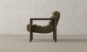 Jerome Accent Chair (fabric Moss-008 Olive)