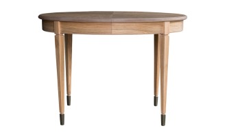 Phoenix Round Folding Dining Table (Color: Oak light (veneer))