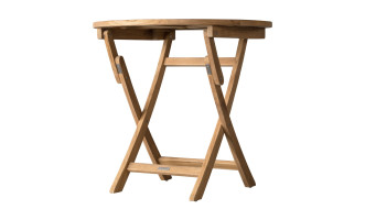 Corfu Round Folding Teak Table