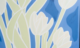 Flower bouquet Wall art, set of 3 pcs