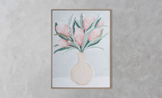 Flower Still Life Wall Art, set of 2 pcs  