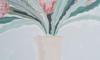 Flower Still Life Wall Art, set of 2 pcs  