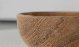 Classic Wooden Teak Bowl