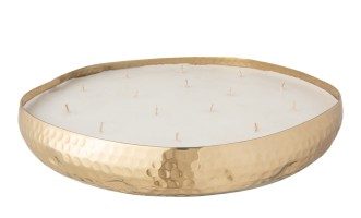 Scented Candle Metal Gold XL 35H