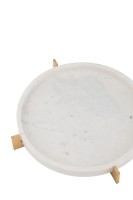 Tray Marble Grey/Champagne (43,5x43,5x6,5cm)