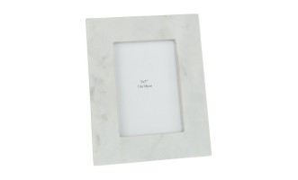 Photo Frame 13X18 Marble White L