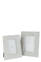 Photo Frame 13X18 Marble White L