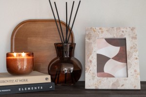 Photo Frame 13X18 Marble Beige L