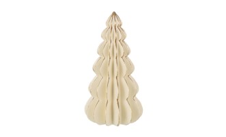 Tree Origami White/Gold Medium (15x15x28,5cm)