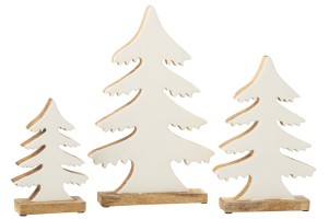 Pine Tree On Base White/Natural M