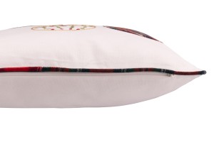 Christmas Baubles Cushion White/Red (45x45x15cm)