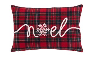 Noel Cushion Red/White (45x30x15cm)