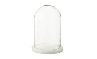 Decorative Bell Jar White M