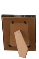 Photo Frame Marble Black/Light Grey L