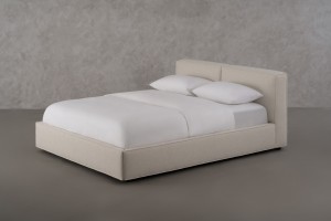 Navarra Bed 203x181 cm (fabric EGG3A)