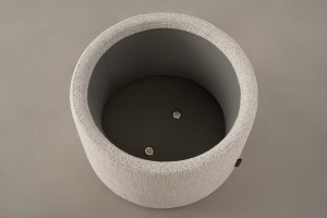 Fabi Pouf (fabric EDC8)