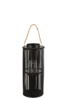 Lantern Tube Bamboo Black S 