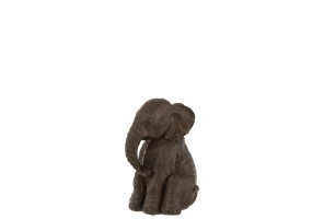 Elephant Sitting Dark