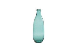 Aqua Vase Bottle Glass