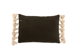 Cushion Pompom Khaki