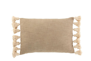 Cushion Pompom Taupe