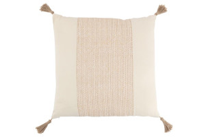 Woven Cushion Square Beige