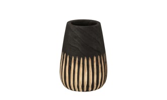 Line Paul Vase Black/Natural