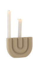 Candle Holder Arc Beige 5 Candles