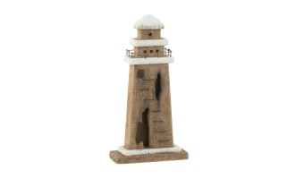 Paulownia Lighthouse Natural/White L