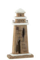 Paulownia Lighthouse Natural/White L