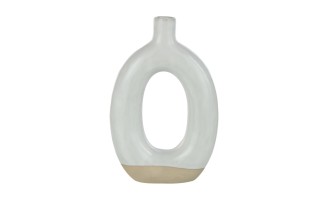 Porcelain Circle Vase L