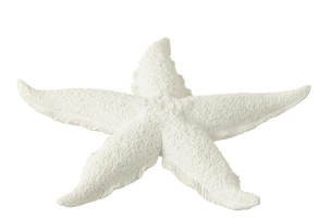 White Starfish Polyresin L