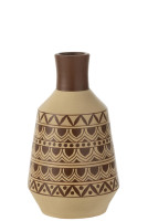 Leav Shapes Vase Beige/Brown