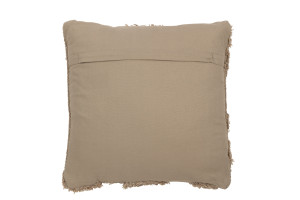 Tufted Curves Wool Beige Cushion