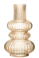 Yash Peach Glass Vase L