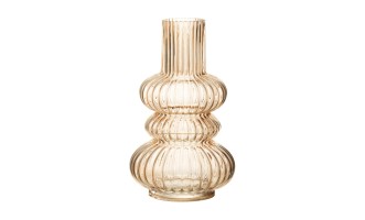 Yash Peach Glass Vase L