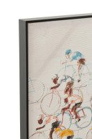 Cyclists Mix Wall Decoration