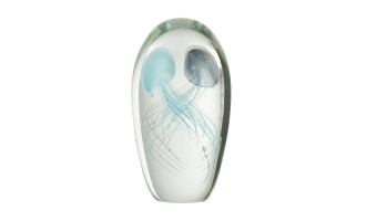Paperweight Jellyfishes Blue L