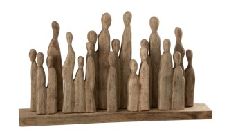 Figure Family Wood Natural L