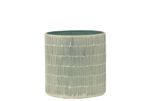Mosaic Grey Hurricane Holder L