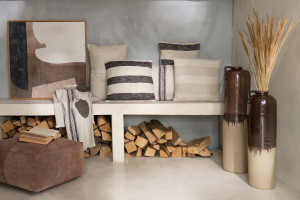 Dark Stripes Cushion