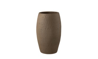 Enya Vase Ceramic Brown S